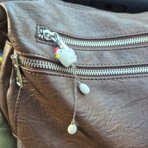 Cute Women's Decorative Chicken Charm ☆ Bag Zippers, Coinpurses, Keychains